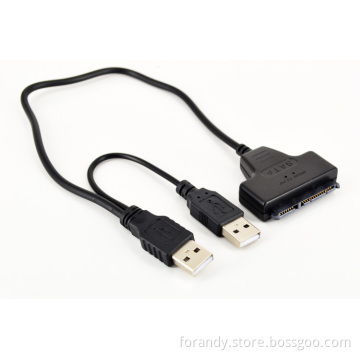Dual USB 2.0 to SATA Adapter Cable